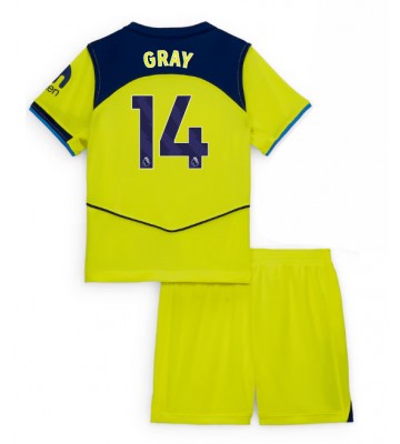 Tottenham Hotspur Archie Gray #14 Tredjetrøje Børn 2025-26 Kortærmet (+ Korte bukser)
